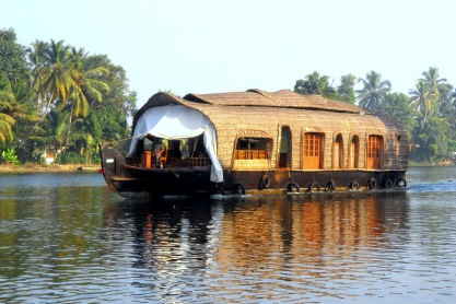 House boat on the backwaters